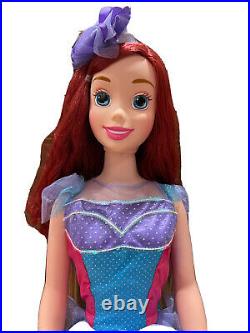 Disney Life Size Ariel Doll Over 3 Ft The Little Mermaid Fairy Tale Friend