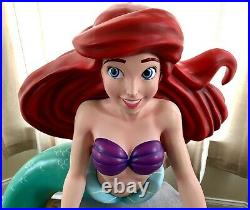 Disney Life Size Princess Ariel The Little Mermaid Statue Prop Figure Display