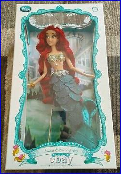 Disney Limited Edition Ariel 17 Doll The Little Mermaid 1 of 6000 NIB NRFB