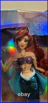 Disney Limited Edition Doll ARIEL THE LITTLE MERMAID 30th Year Anniversary NEW