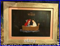 Disney Little Mermaid 30th Anniversary Ariel & Eric Framed Jumbo Pin LE 500