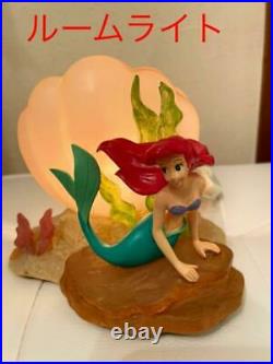 Disney Little Mermaid Ariel Desk Lamp Room Light Figurine Doll Lighting USED