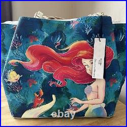 Disney Little Mermaid Ariel Dooney & Bourke Tote Bag-Retired NWT