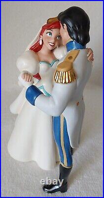 Disney Little Mermaid Ariel Eric Two Worlds One Heart Wedding Box COA MINT