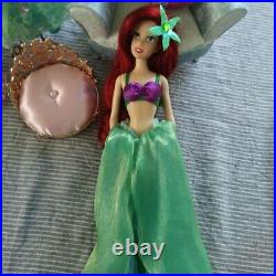 Disney Little Mermaid Ariel Figure Accessory Case Keychain Limited Vintage Rare