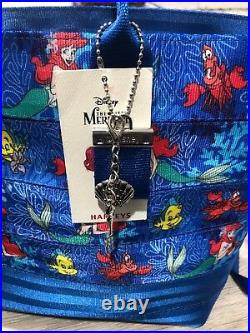 Disney Little Mermaid Ariel Harveys Medium Streamline TitePurse Bag Seatbelt New