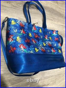 Disney Little Mermaid Ariel Harveys Medium Streamline TitePurse Bag Seatbelt New