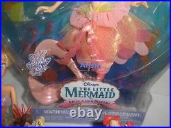 Disney Little Mermaid Ariel & Her Sisters Arista Doll Poseable Tail NIB Lot