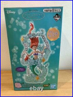 Disney Little Mermaid Ariel Ichiban Kuji Bandai Last Prize Figure Opened Box