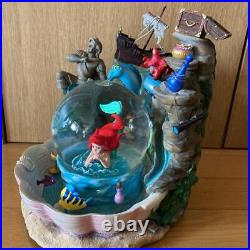 Disney Little Mermaid Ariel Music Box Snow Glove Part Of Your World USED