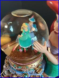 Disney Little Mermaid Ariel Musical Animated Snowglobe Under the Sea