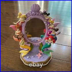 Disney Little Mermaid Ariel Sisters Stand Mirror Disney Store Japan with BOX