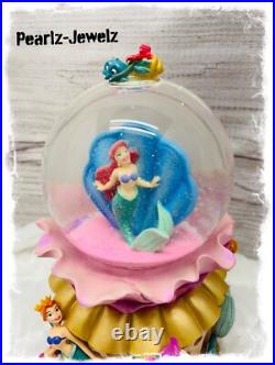 Disney Little Mermaid Ariel Under the Sea Concert Sister Snowglobe WITH BOX Used Disney Little Mermaid Ariel Under the Sea Concert Sister Snowglobe WITH BOX Used