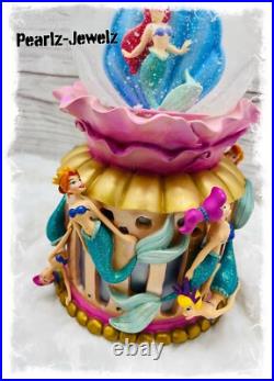 Disney Little Mermaid Ariel Under the Sea Concert Sister Snowglobe WITH BOX Used Disney Little Mermaid Ariel Under the Sea Concert Sister Snowglobe WITH BOX Used