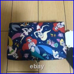 Disney Little Mermaid Ariel and Sisters Cosmetic Case Pouch Mirror