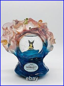 Disney Little Mermaid Broadway Musical Light Up Snow Globe 2008 Rare Collectible
