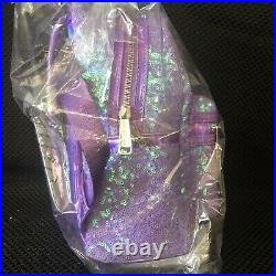 Disney Little Mermaid Purple Ariel Sequin Loungefly Lot NEW WITH TAGS