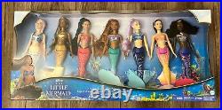 Disney Live Action Little Mermaid Ultimate Ariel and Sisters 7 Pack NEW