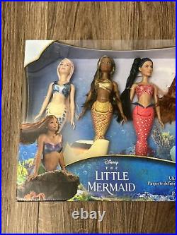 Disney Live Action Little Mermaid Ultimate Ariel and Sisters 7 Pack NEW