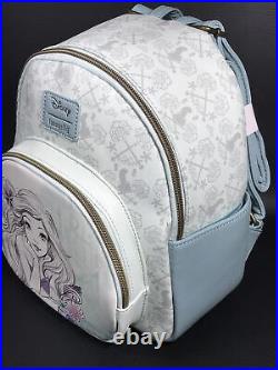 Disney Loungefly The Little Mermaid Sketch Mini Backpack