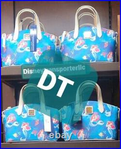 Disney Parks 2023 The Little Mermaid Ariel Crossbody Bag Dooney & Bourke New