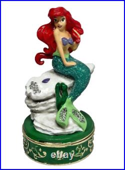 Disney Parks Arribas Brothers The Little Mermaid Ariel Jeweled Trinket Box