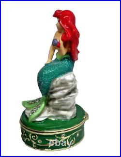 Disney Parks Arribas Brothers The Little Mermaid Ariel Jeweled Trinket Box