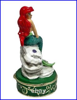 Disney Parks Arribas Brothers The Little Mermaid Ariel Jeweled Trinket Box