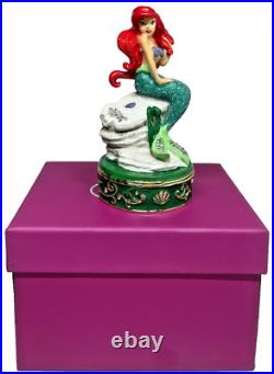 Disney Parks Arribas Brothers The Little Mermaid Ariel Jeweled Trinket Box