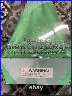 Disney Parks Diamond Castle Collection Limited Edition Ariel Little Mermaid Doll