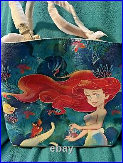 Disney Parks Dooney & Bourke Ariel The Little Mermaid Tote Bag NWT