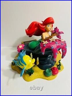 Disney Parks Little Mermaid Ariel & Friends Figurine Statue Medium Big Fig New