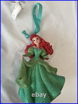 Disney Parks Little Mermaid Ariel Glitter Dress Ornament