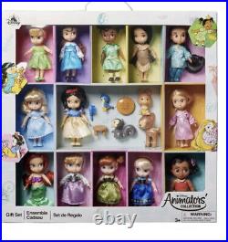Disney Parks Store Animators' Collection 13 Mini 5 Dolls Gift Set 2022 NEW