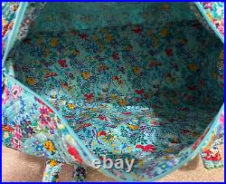 Disney Parks Vera Bradley Little Mermaid Ariel Floral Medium Duffle Bag NWT