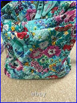 Disney Parks Vera Bradley Little Mermaid Ariel Floral Medium Duffle Bag NWT