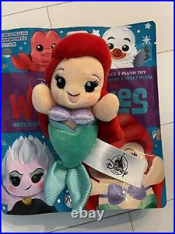 Disney Parks Wishables The Little Mermaid Ariel Micro Plush 2019 New With Bag