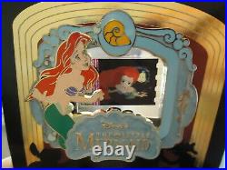 Disney Piece Of Disney Movies Little Mermaid Ariel Flounder Pin On Card Le 2000