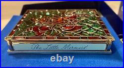 Disney Pin Storybook Princess Ariel The Little Mermaid Jumbo Stained Glass Le 1k