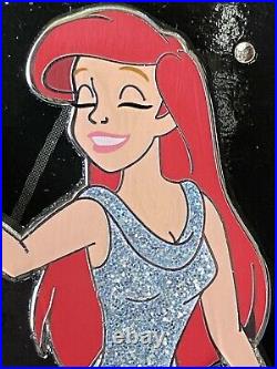Disney Pin WDI Ariel Ocean Exit Gown Little Mermaid Dress LE250 Glitter