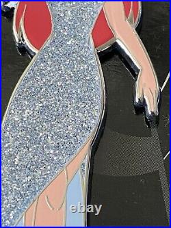 Disney Pin WDI Ariel Ocean Exit Gown Little Mermaid Dress LE250 Glitter