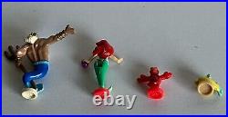 Disney Polly Pocket Little Mermaid Tiny Mini Character Extras Figures Ultra Rare Disney Polly Pocket Little Mermaid Tiny Mini Character Extras Figures Ultra Rare