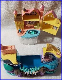 Disney Polly Pocket SWIMMING ARIEL MAGNETIC Playset COMPLETE! RARE