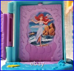 Disney Polly Pocket SWIMMING ARIEL MAGNETIC Playset COMPLETE! RARE