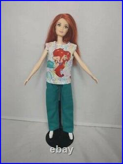 Disney Princess Ariel Little Mermaid Jasmine Coloring Book Barbie Doll PJs Lot