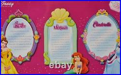 Disney Princess Brass Key Keepsakes Porcelain Dolls Set of 3 New in Box Ariel
