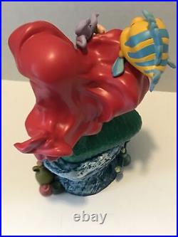 Disney Princess Little Mermaid Musical Figurine Ariel Flounder Music NEW RARE