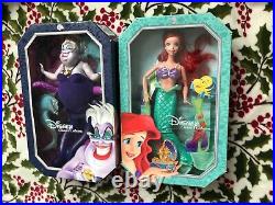 Disney Princess Signature Collection ARIEL The Little Mermaid Doll & Ursula