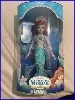 Disney Princess Special Edition The Little Mermaid Porcelain Doll Brass Key