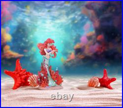 Disney Showcase Botanical The Little Mermaid Ariel Holding Sebastian Figurine Disney Showcase Botanical The Little Mermaid Ariel Holding Sebastian Figurine